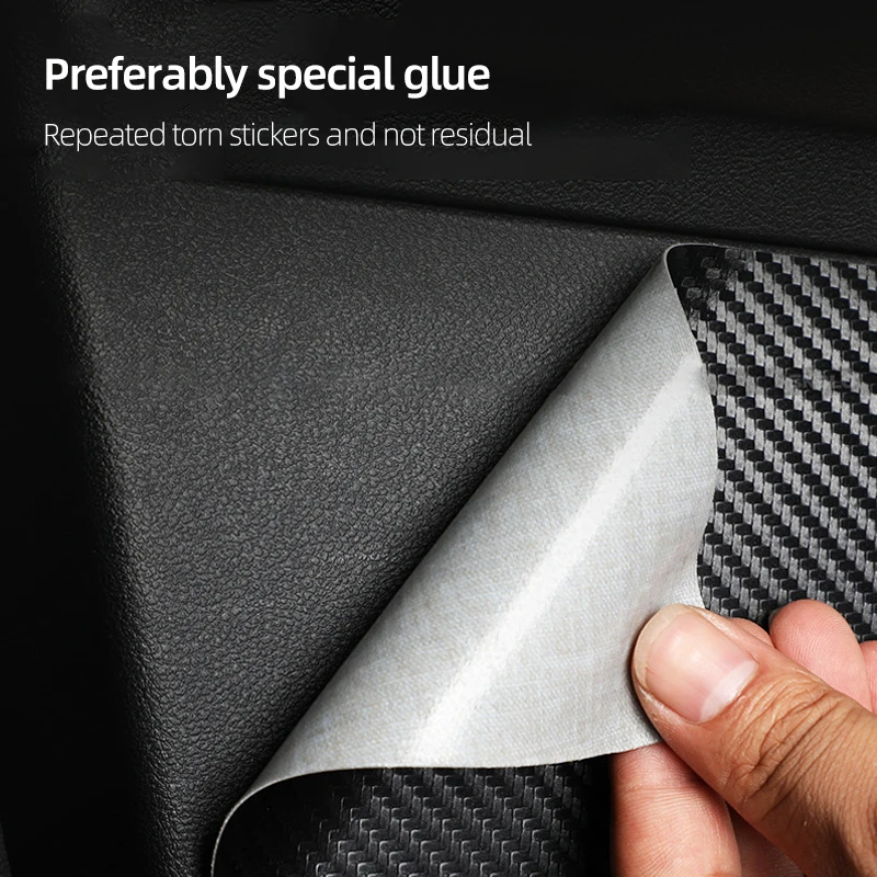 Car Door Anti-kick Pad  For Voyah FREE 2021 Leather Anti Kick Protection Side Edge Film Scratch Resistant Accessories Black