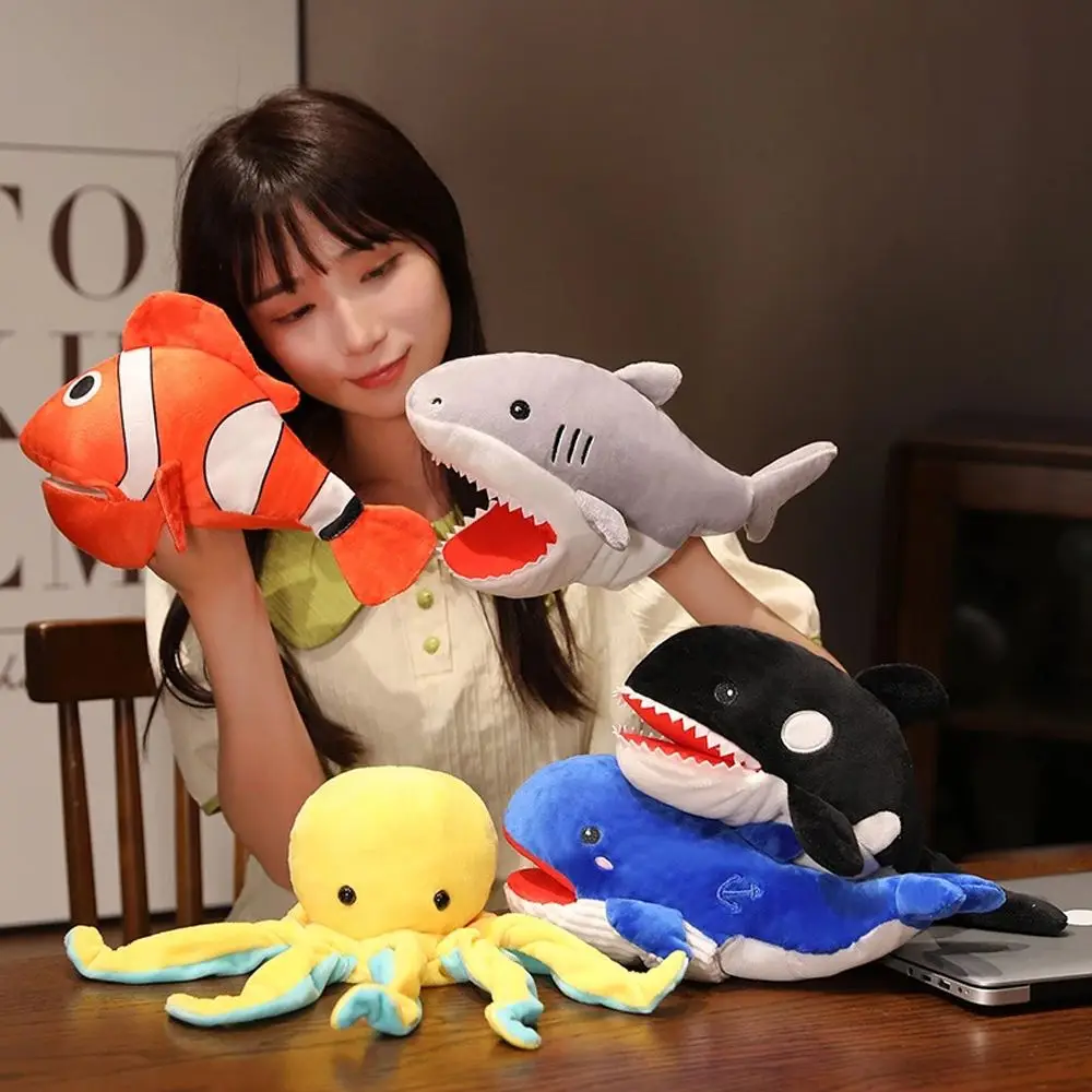 

Educational Toy Cartoon Animal Story Telling Dolls Puppet Show Plush Toy Stuffed Toys Marine Animals Animal Plush Hand Puppets