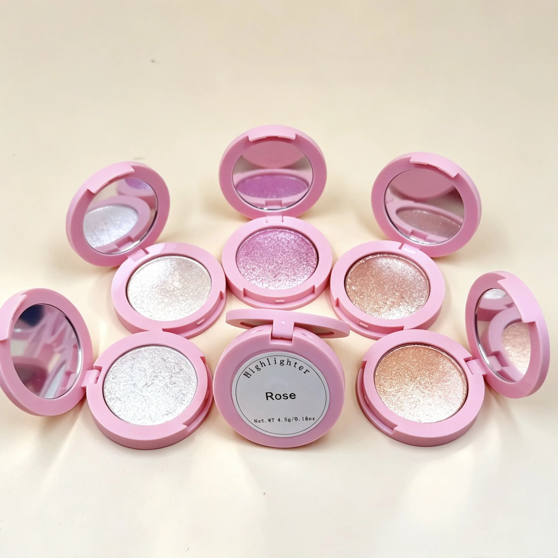 Pink Highlighter Palette Singl - Highlighter Bronzer Palette recension och pris