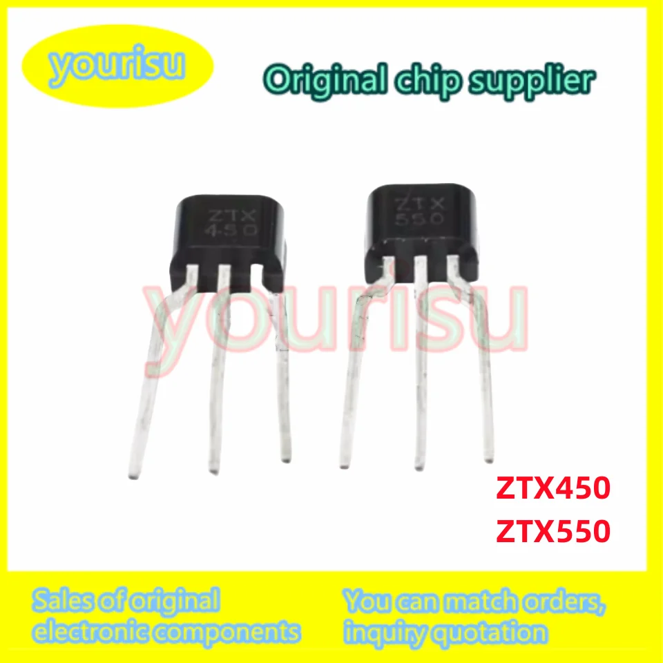 5Pcs/Lot ZTX450 ZTX550 Small Signal Transistors Direct Insertion TO-92 Audio Fever Pair ofubes