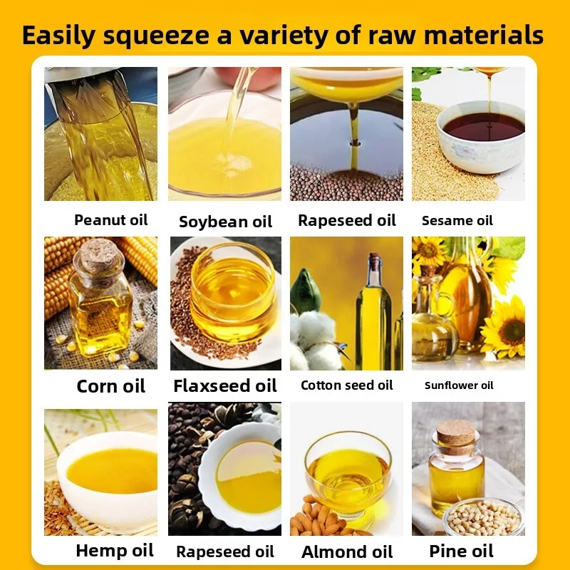 Automatic For Rural Small Workshops, Peanut And Rapeseed Household Electric Spiral Oil Press Machine