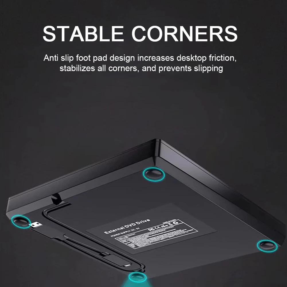 Caixa de unidade de cd 9.5/12.7mm usb3.0 tipo c cd dvd queimador adaptador unidade óptica gabinete externo para laptop notebook queimador
