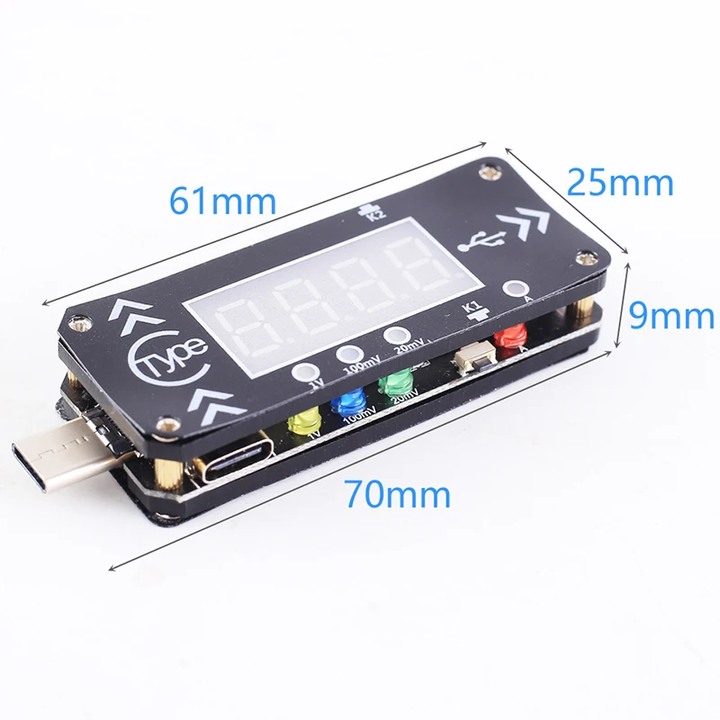 USB Charging Trigger Charger Voltmeter Ammeter 5V/9V/12V/15V/20V/PPS PD2.0 PD3.0 Type-C USB Decoy Device For PD Charger