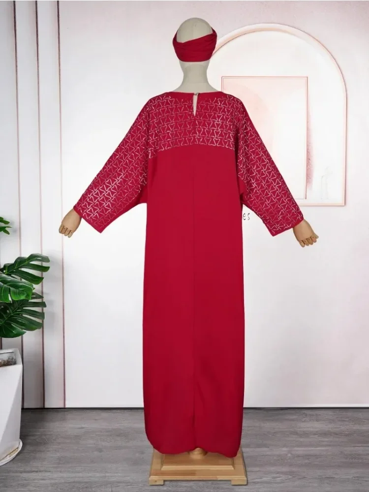 Abayas de talla grande para mujer Dubai lujo 2025 gasa Boubou moda musulmana caftán boda vestidos de fiesta de noche ropa africana