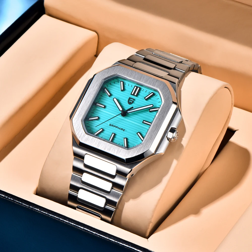 PAGANI DESIGN 2025, neue Herrenuhr, Quarz-Herrenuhr, TMI VH31-Uhrwerk, Retro-Uhr, Herren-AR-Saphirglas, Edelstahl