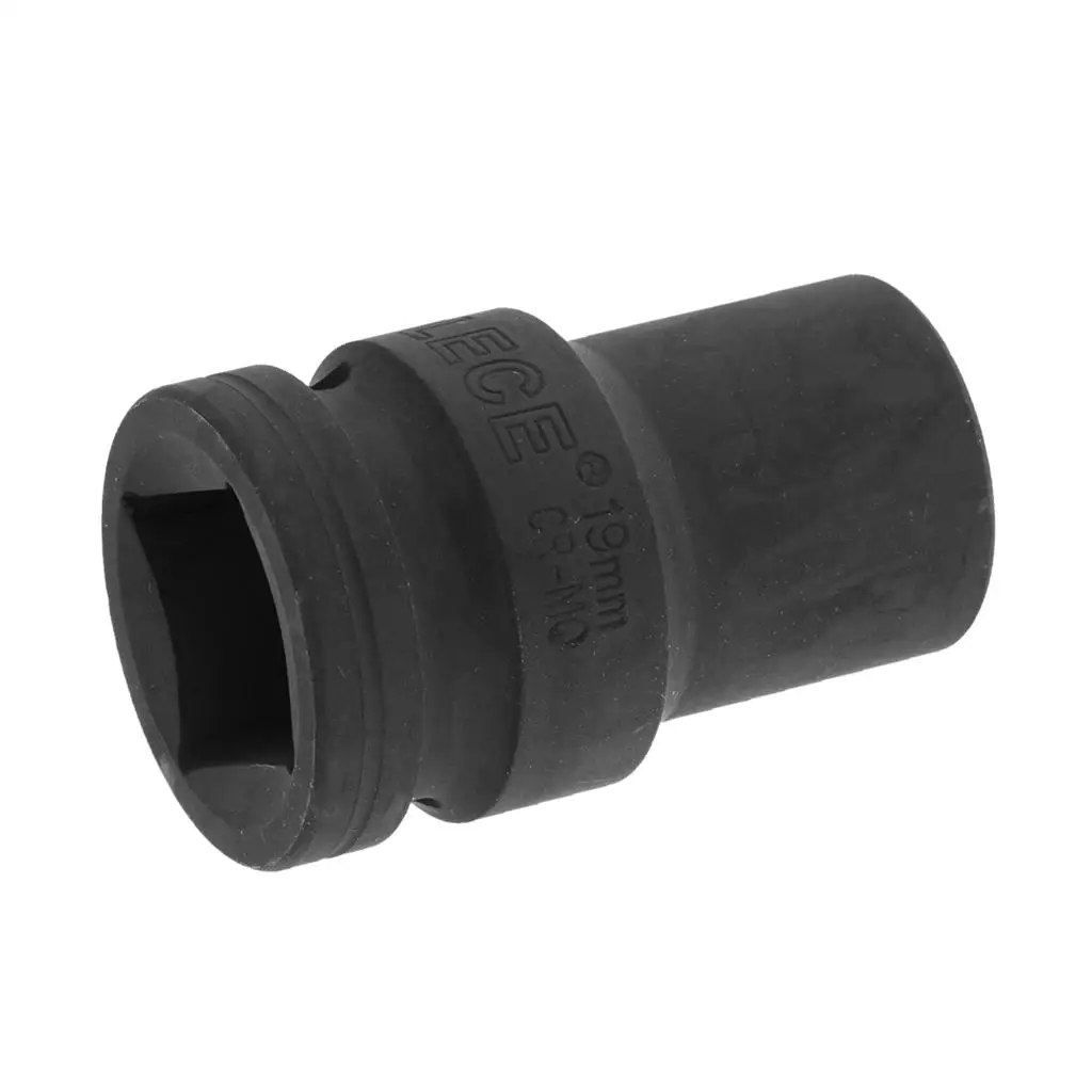 ใหม่ 55 มม.ยาว 3/4 "สแควร์ไดรฟ์ 12 จุด Hex Deep Impact Socket ประแจ 19 มม