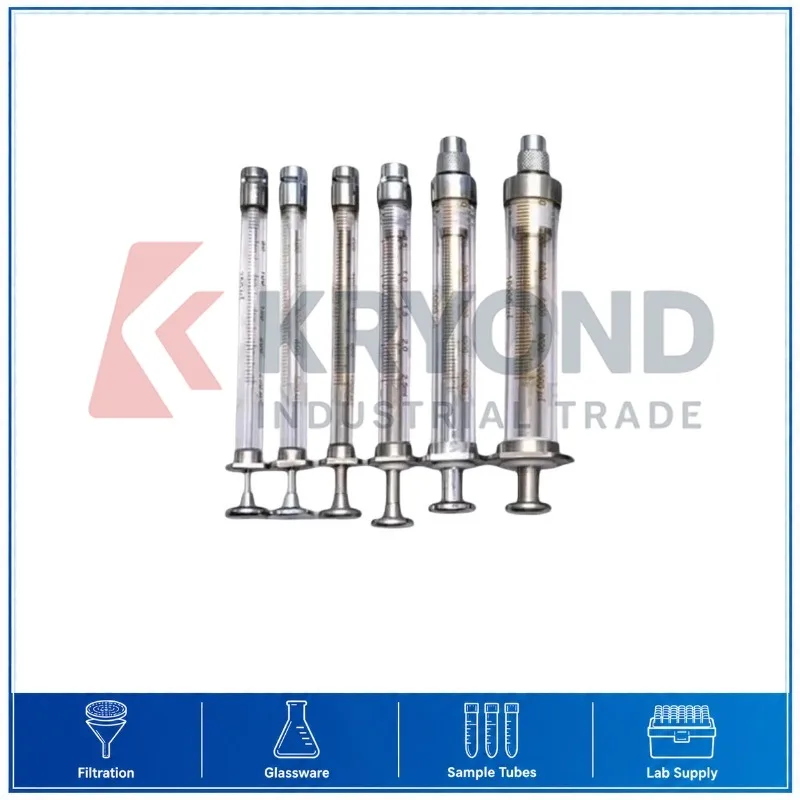 Microliter Syringe Microsampler 250μL 500μL 1000μL 2500μL 5000μL Laboratory Sample Injection Device Research Application Use Set