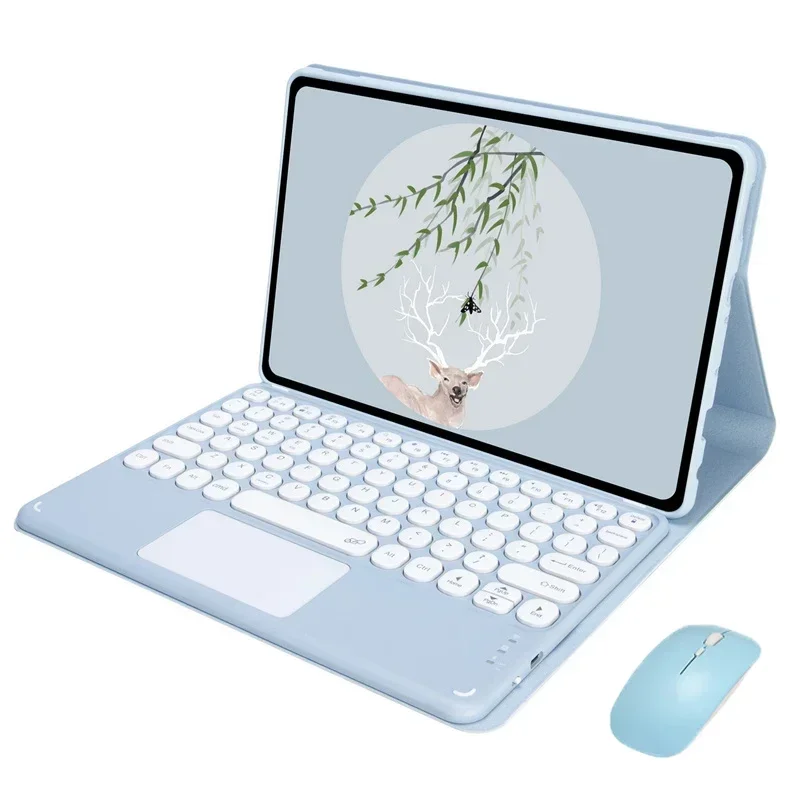 

Чехол для OPPO Pad 4 Pro, 13,2 дюйма, 2025 г., чехол с клавиатурой для планшета, чехол для OPPO Pad 4 Pro 13,2 дюйма, 2025 г., трекпад, клавиатура, чехол Funda