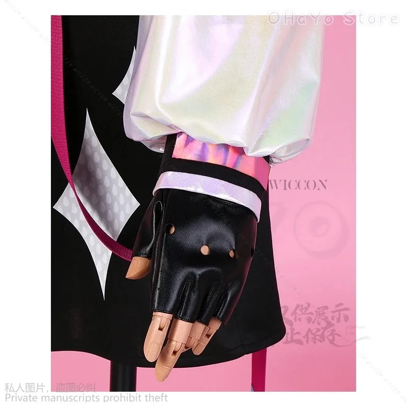 CyGame Project Sekai Косплей Отори Эму Косплей Костюм Неко Лолита Необычный праздничный костюм Пальто Рубашка Брюки Хэллоуин Униформа Парик Cos