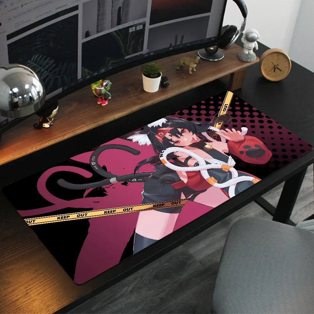 1pc Game Zenless Zone Zero Nekomata Mouse Mat Desk Mat With Pad Gaming Accessories Prime Gaming XXL Keyboard Pad Padding Mat