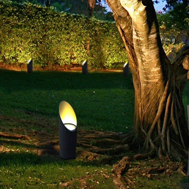 waterproof garden light outdoor community landscape lighting ground plug-in LED tree light