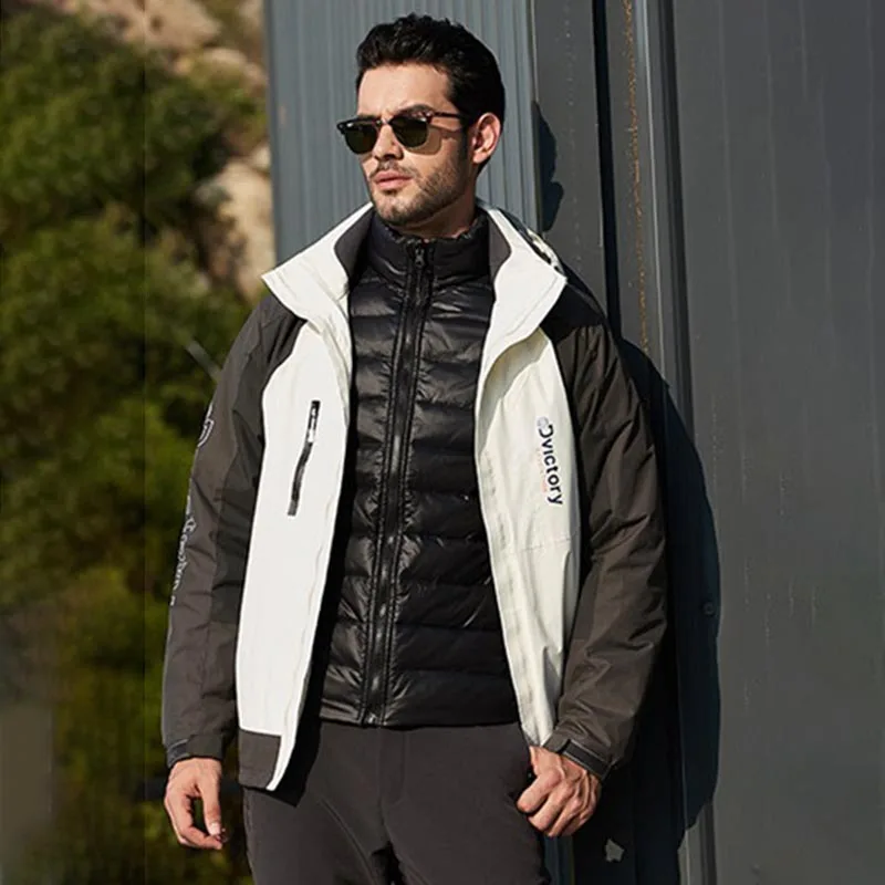 Casual Man Tactical Fashion Jacket Outdoor Retro Cardigan Sports Heavy Baseball Mountaineering Motorcycle Heating