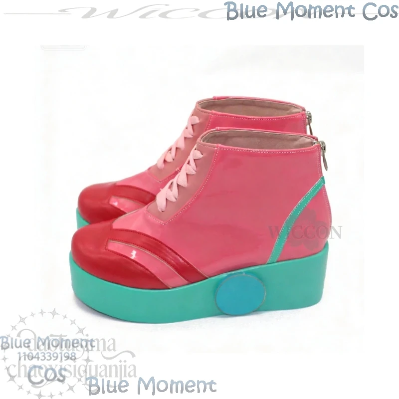 

Kaguya Kawaii Fashion Hot Pink Jirai Kei Girls Shoes Punk Platform Shoes Halloween Princess Kaguya Cosplay Comic Con Festival