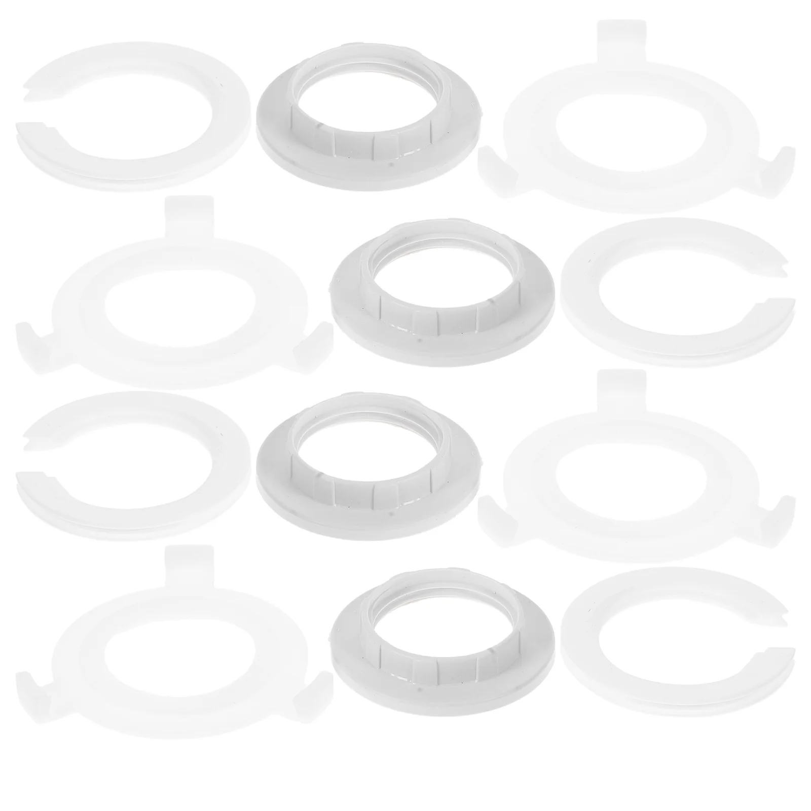 

30Pcs Lamp Shade Adapter Rings Clip-on Lampshade Converter Ring Set Light Socket Shade Rings Lamp Base Light Fittings