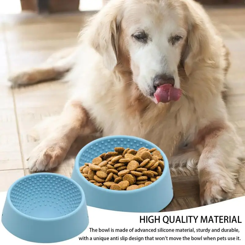 Elevated Cat Food Bowl Non-Slip Spilling Cat Bowls Reusable Silicone Pet Feeder for Indoor Cats Dogs Feeding Bowl Kitten Supplie