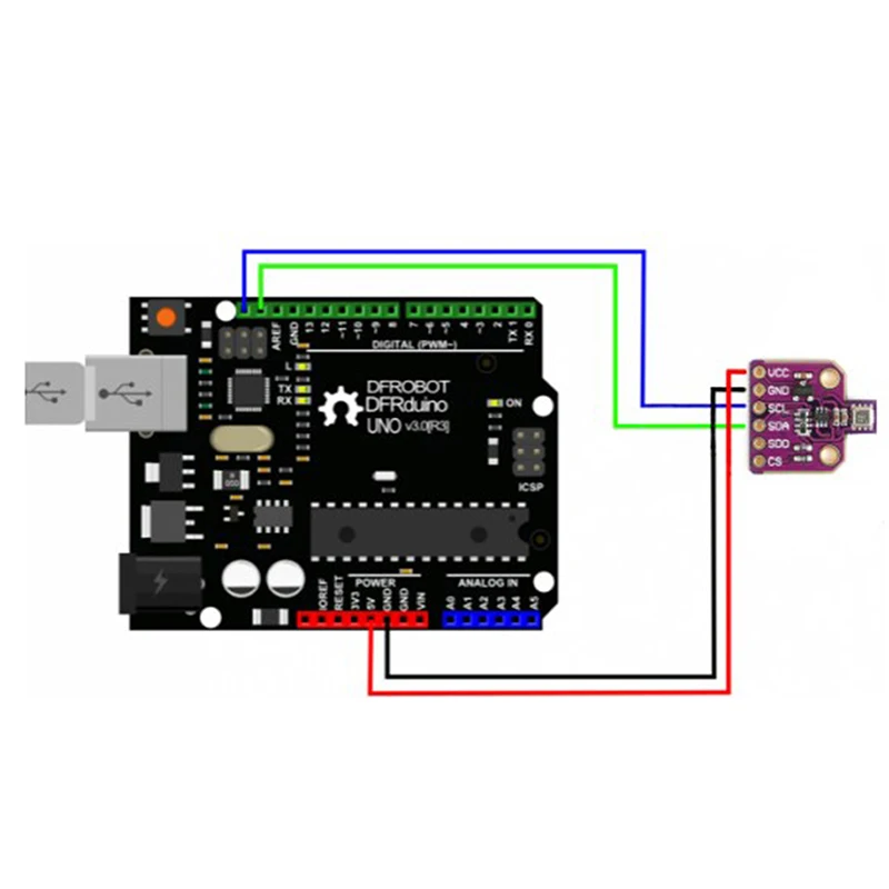 BME680 Digital Temperature Humidity Pressure Sensor CJMCU-680 High Altitude Module Development Board For Arduino