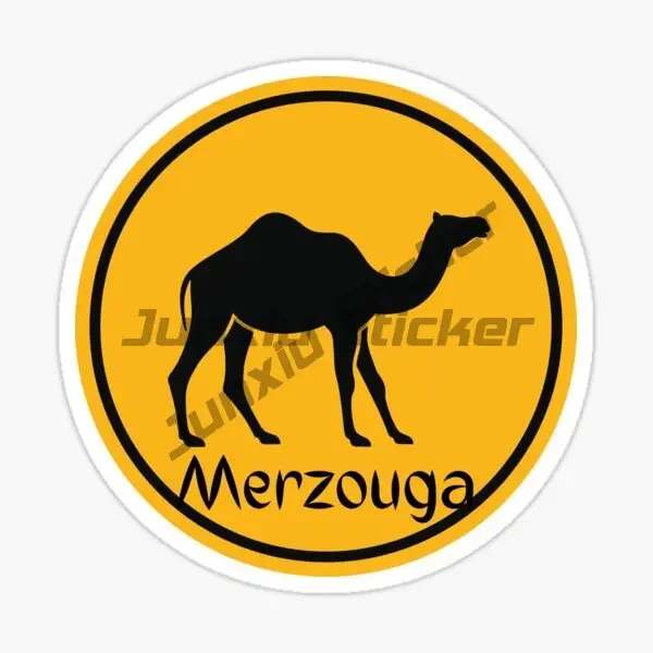 Morocco Merzouga Vinyl Decal Laptop Bumper Sticker Car Automotive Accessories Home Appliance Robot Vehicles