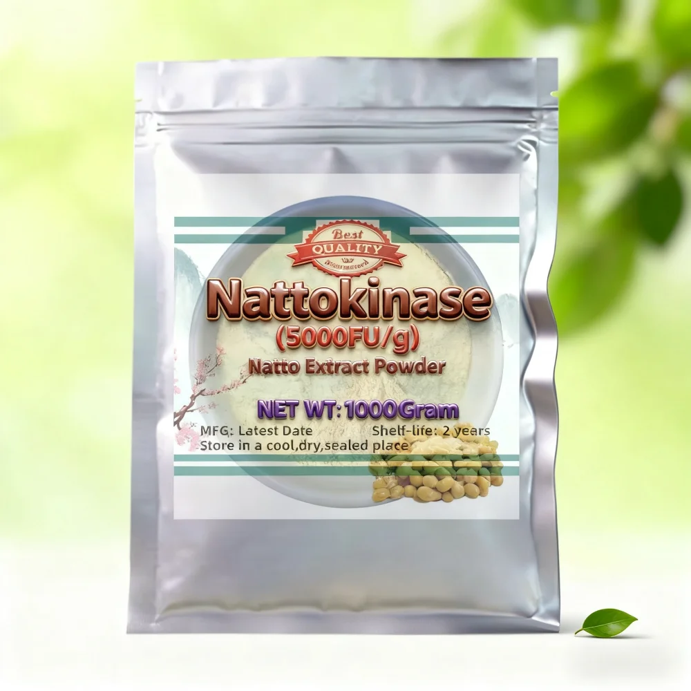 Sac en aluminium scellé personnalisé en usine, emballage nattokinase, prix le plus bas, livraison rapide, anti-âge, offre spéciale mondiale