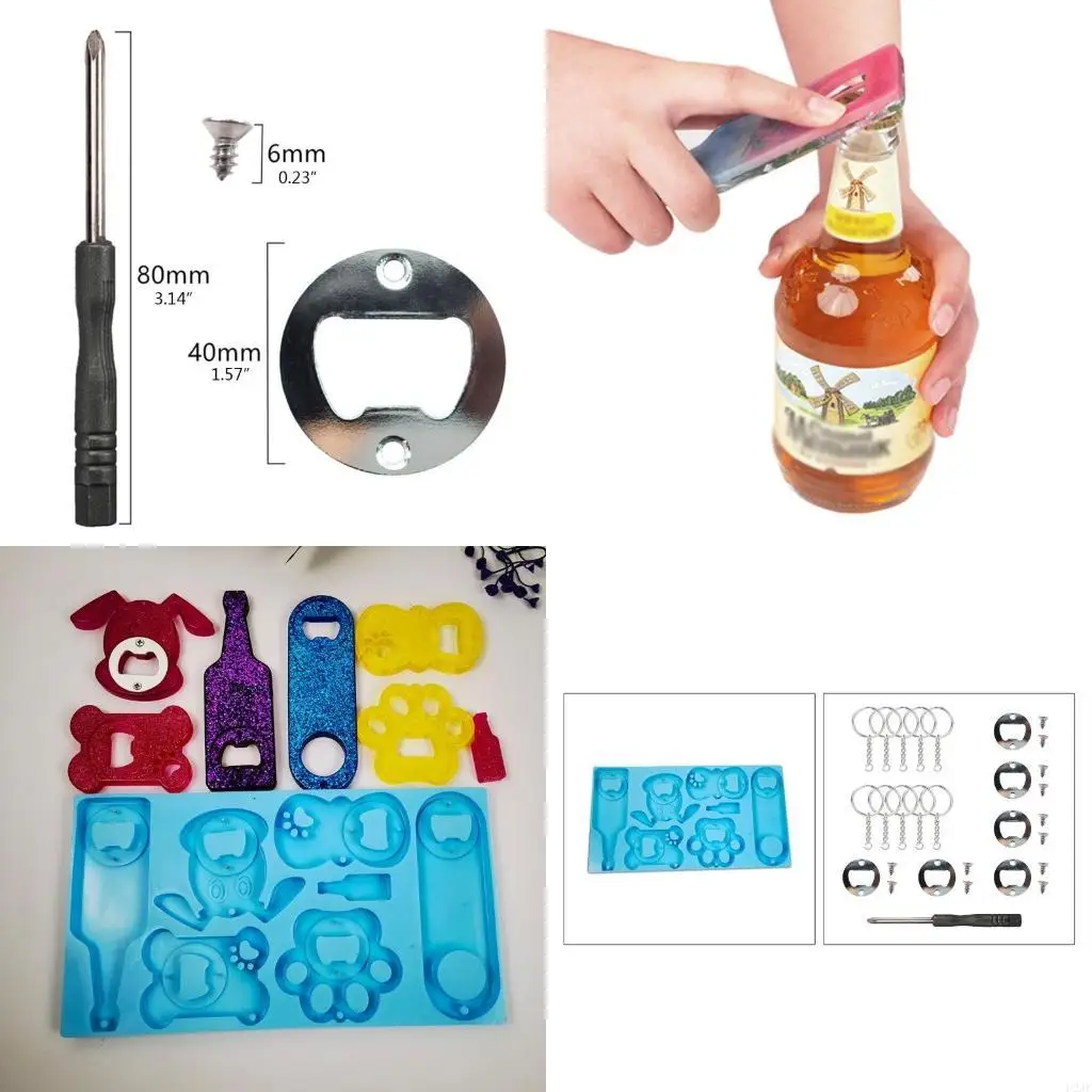 

Bottle Opener Molds Beer Spanner Jewelry Casting Molds for DIY Crafts Making