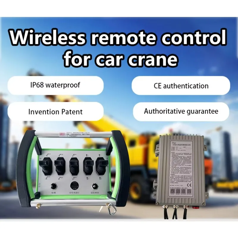 Industrial 5 Lever Radio Remote Control for Construction Machinery Heavy-Duty Crane  Precision Durability Safety