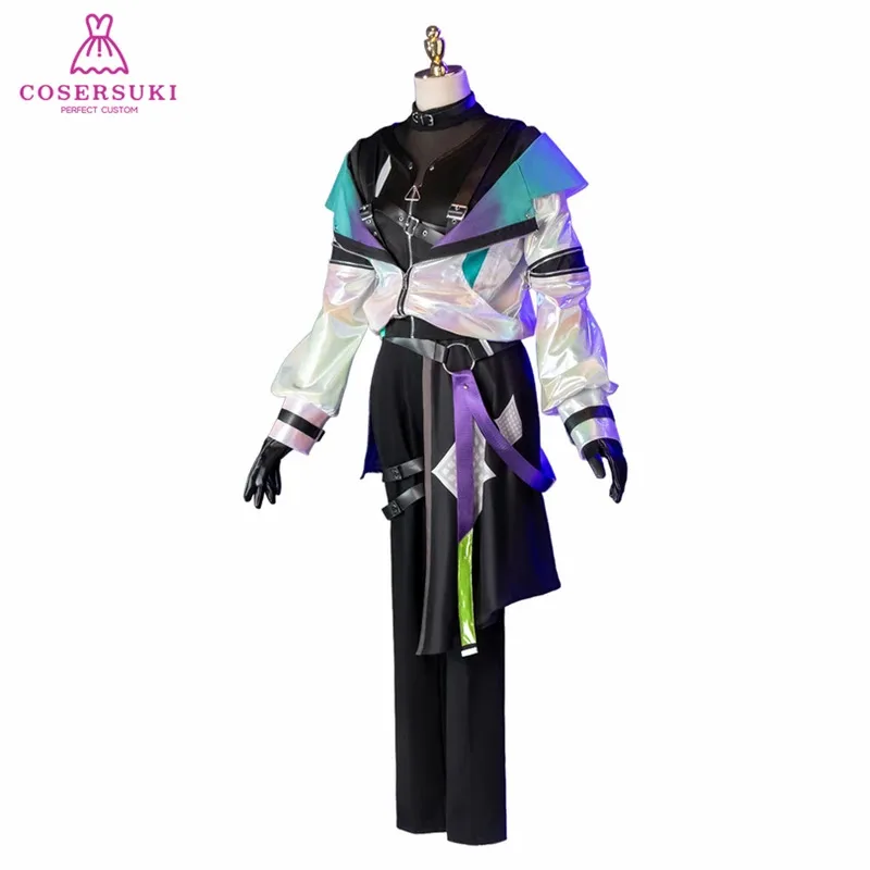 プロジェクトセカイ バックライト レンズフレア 神城瑞希 天馬月夏 草薙寧々 木兎エム コスプレ衣装 ハロウィン衣装