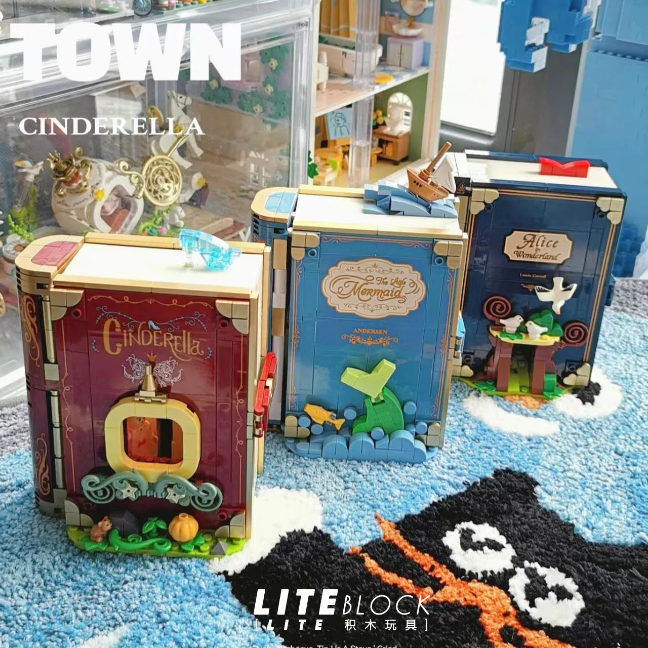 

Dream Princess 3D Storybook Building Blocks Books Anime Film MOC Bricks Toys Cute Fairy TalesModel Children Girl Birthday Gifts