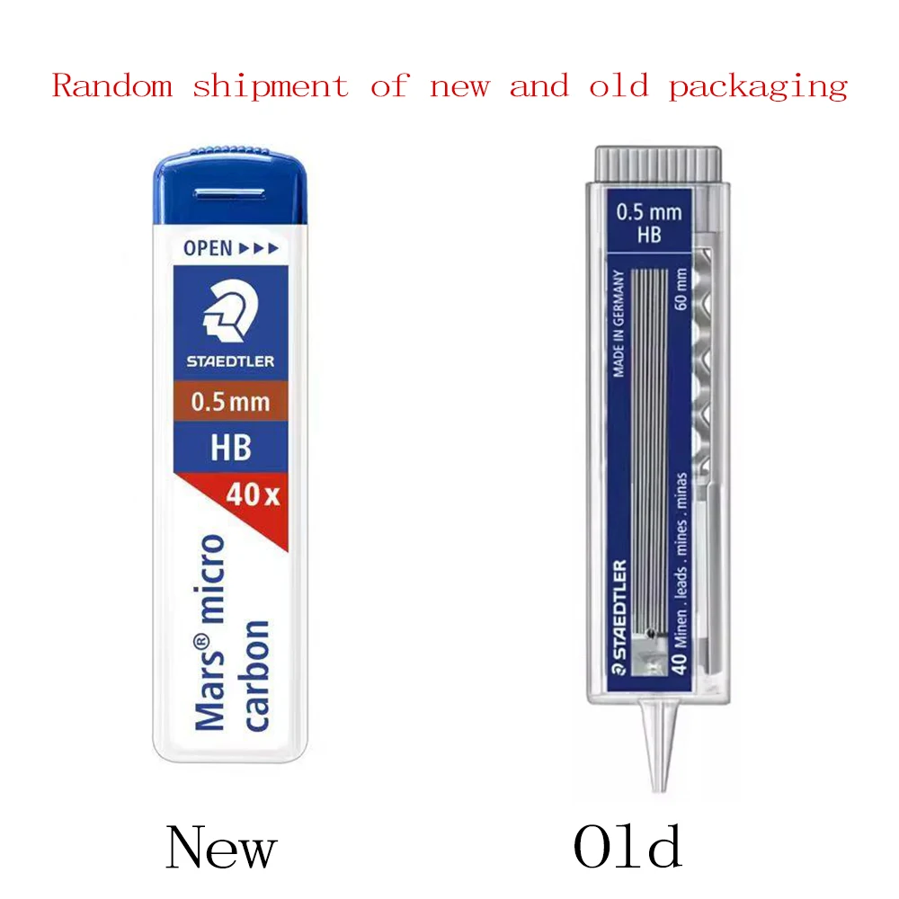 1 Box German STAEDTLER 255 Mechanical Pencil Lead Core Graphite Lead Core 0.5/0.7mm School Acsesories Back To School