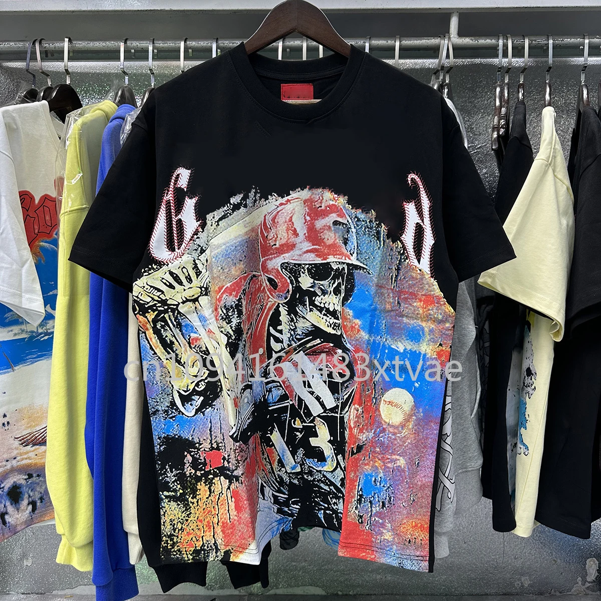 

America GS Men's T-shirts Designer Brand Men's Loose T-shirts