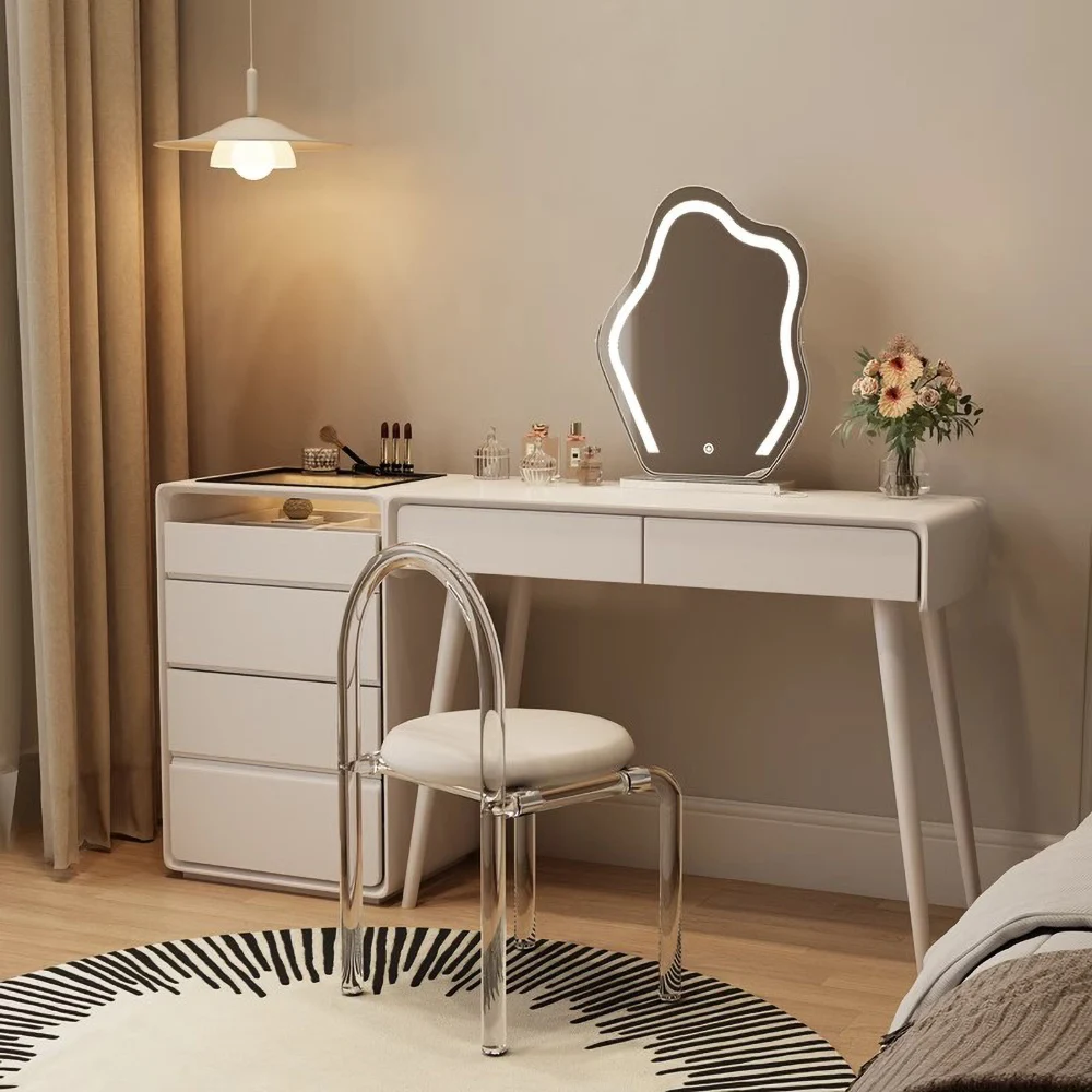 Quarto vaidade mesa gavetas de armazenamento espelho vaidade mesa luxo vestir coiffeuse de chambre maquillage móveis do quarto