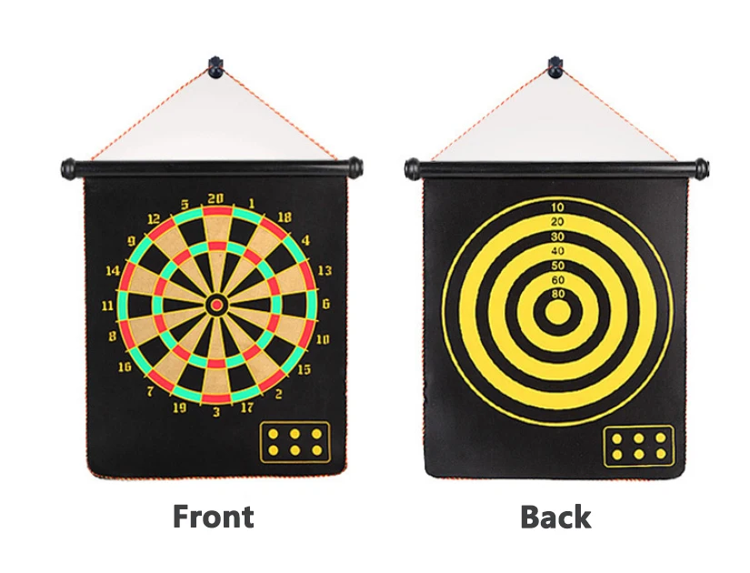 For Double-sided magnetic darts board safety darts game for party magnet darts target game