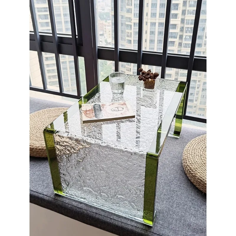 Tatami tea table acrylic floating windowsill small tea table stone transparent kang table a few modern simplicity.