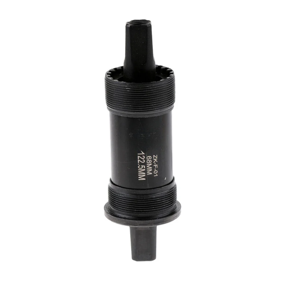 Mountain Bike Bottom Bracket 122.5mm with Square Taper Spindle and Sealed Bearings for Stable Crankset Operation view 3