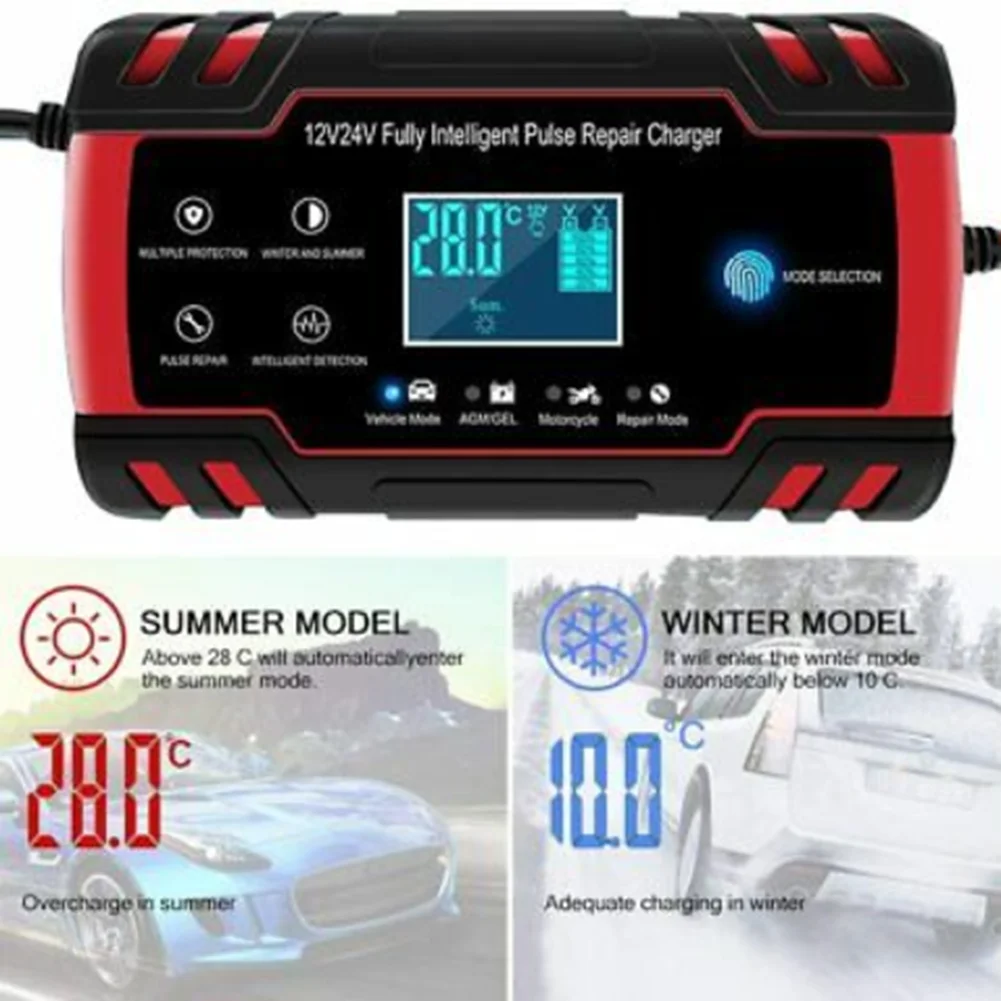Accessories Car Charger Car Parts 150Amp 24V 50-60Hz 6-150Ah Automatic Battery Charger With 3 Charge Stages