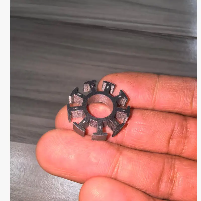Outer Stator Core of the Brushless Motor of the Generator 9-pole 0.25 Silicon Steel Sheet, 22.2*9.5*5.7mm