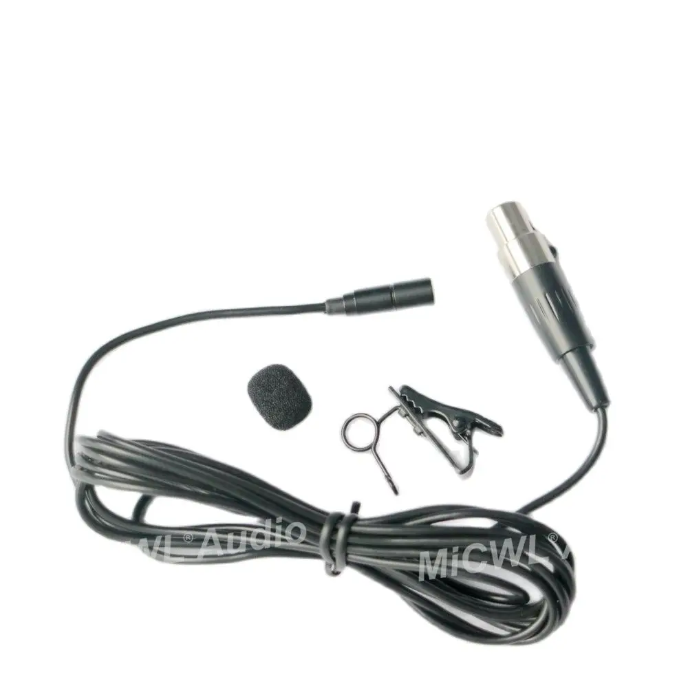 TQG TA4 Stecker Digitales Wireless Lavalier-mikrofon Für Shure ULX SLX PGX QLX AD4D ULXD Clip Revers BeltPack Emitter ME2-Shure