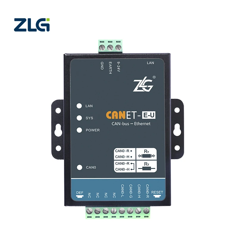 

ZLG CAN bus to Ethernet Industrial Grade High Performance Ethernet to CAN Converter CAN-bus Analyzer Free Software CANET Series