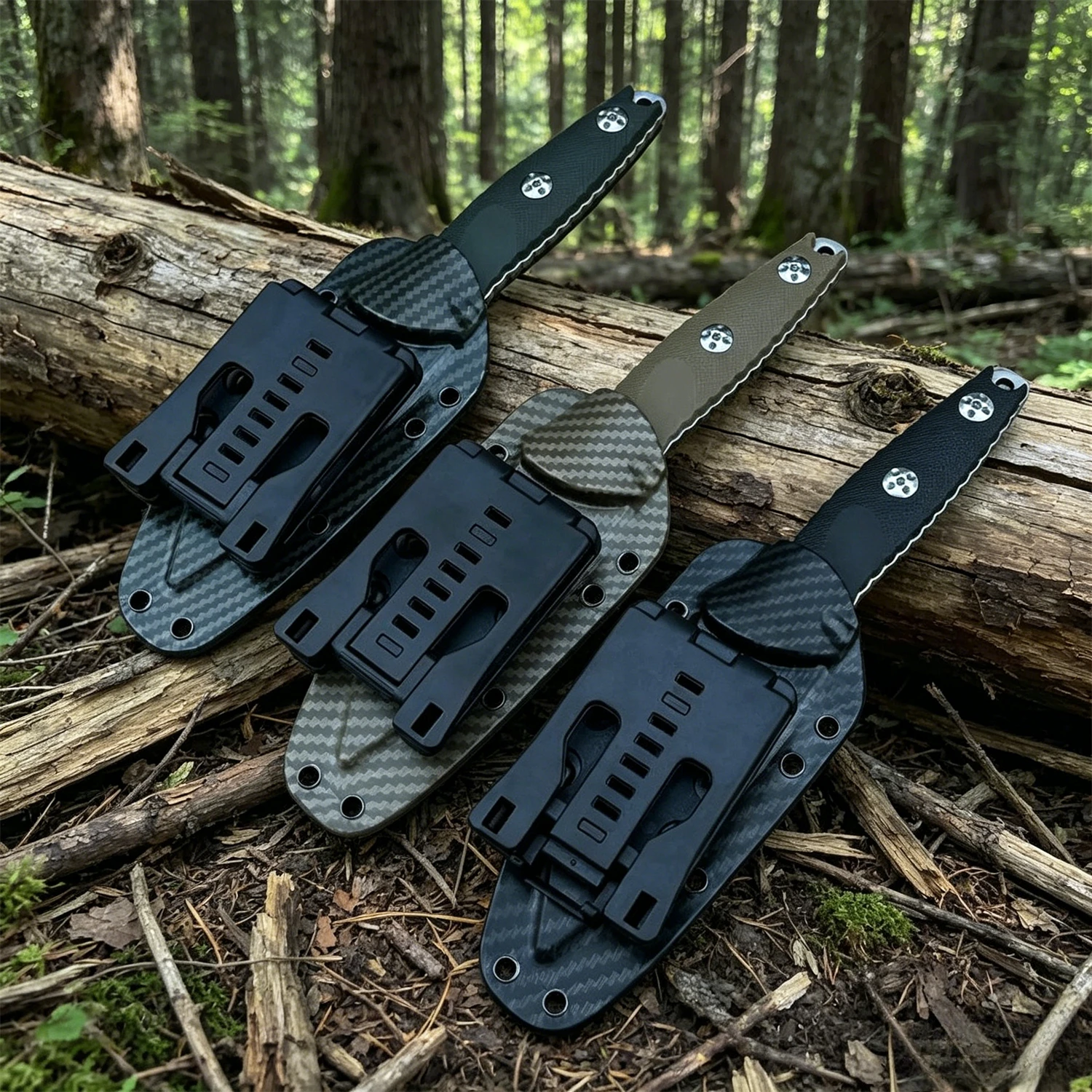 Model 93M Outdoor Fixed Blade Knife 8Cr13MoV Blade Wearproof Nylon Fiber Grip Daily Carry Camping Utility Knives Tools