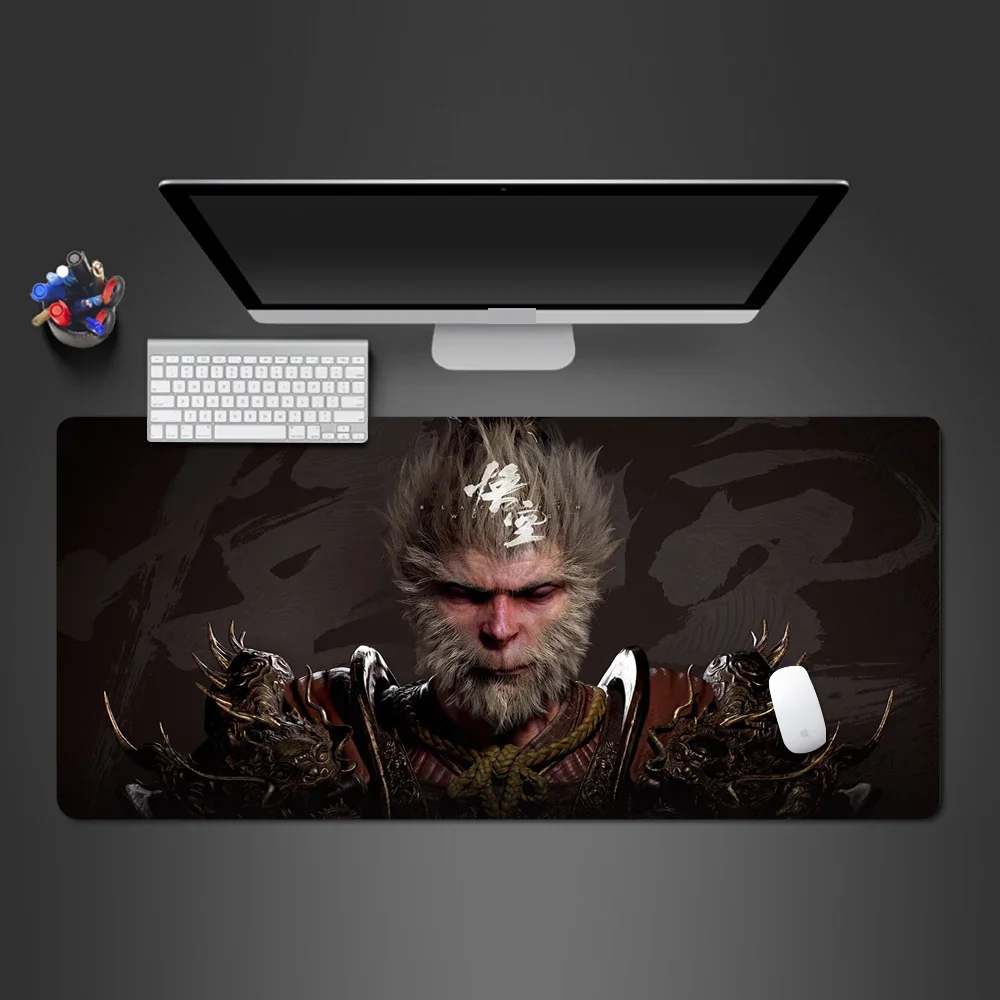 ブラックミス ウーコン マウスパッド ゲーミングPCアクセサリー カーペット マウスパッド オフィス マット マウスパッド 900x400 ゲーマー デスク コンピューターテーブル ラグ