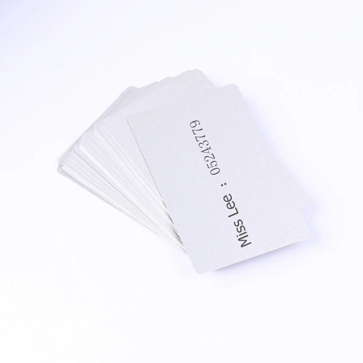 50 Pcs Anodized Business Card Blanks Aluminum Plate DIY Engraver Color Name Credit Printable