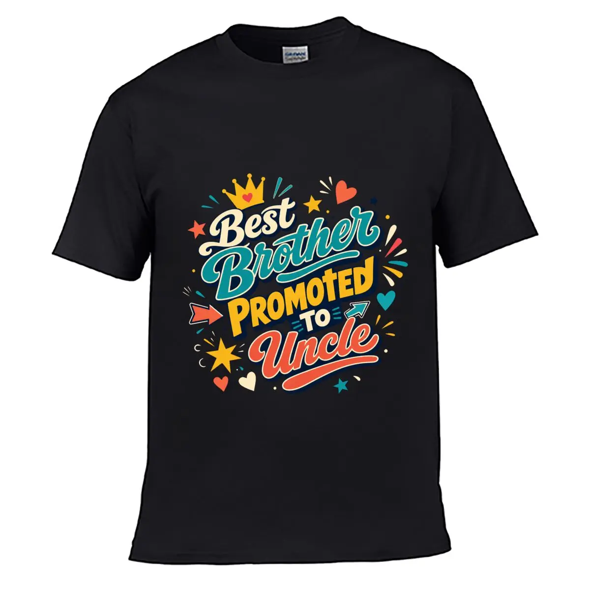 T-shirt simple et ample délavé style streetwear pour frère qui devient oncle génial