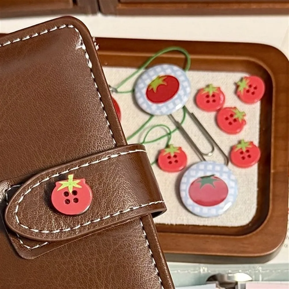 

4-Holes Decoration Button Clothing Sewing Accessories Child Coat Cardigan 20pcs Cartoon Plastic Tomato Snowflake Buttons DIY