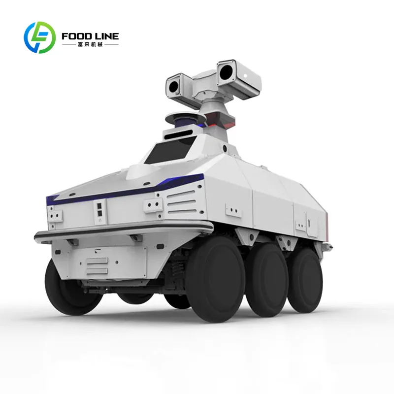 

Customized Low-Cost Industrial Patrol Robot: Multi-Language Alerts, 10km Range, APP Remote Control