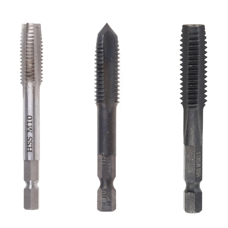 

for Titanium Plated Left Hand Thread Tap M6 Metric Hand Tap Straight Flute Screw Thread Tap Drill Bit