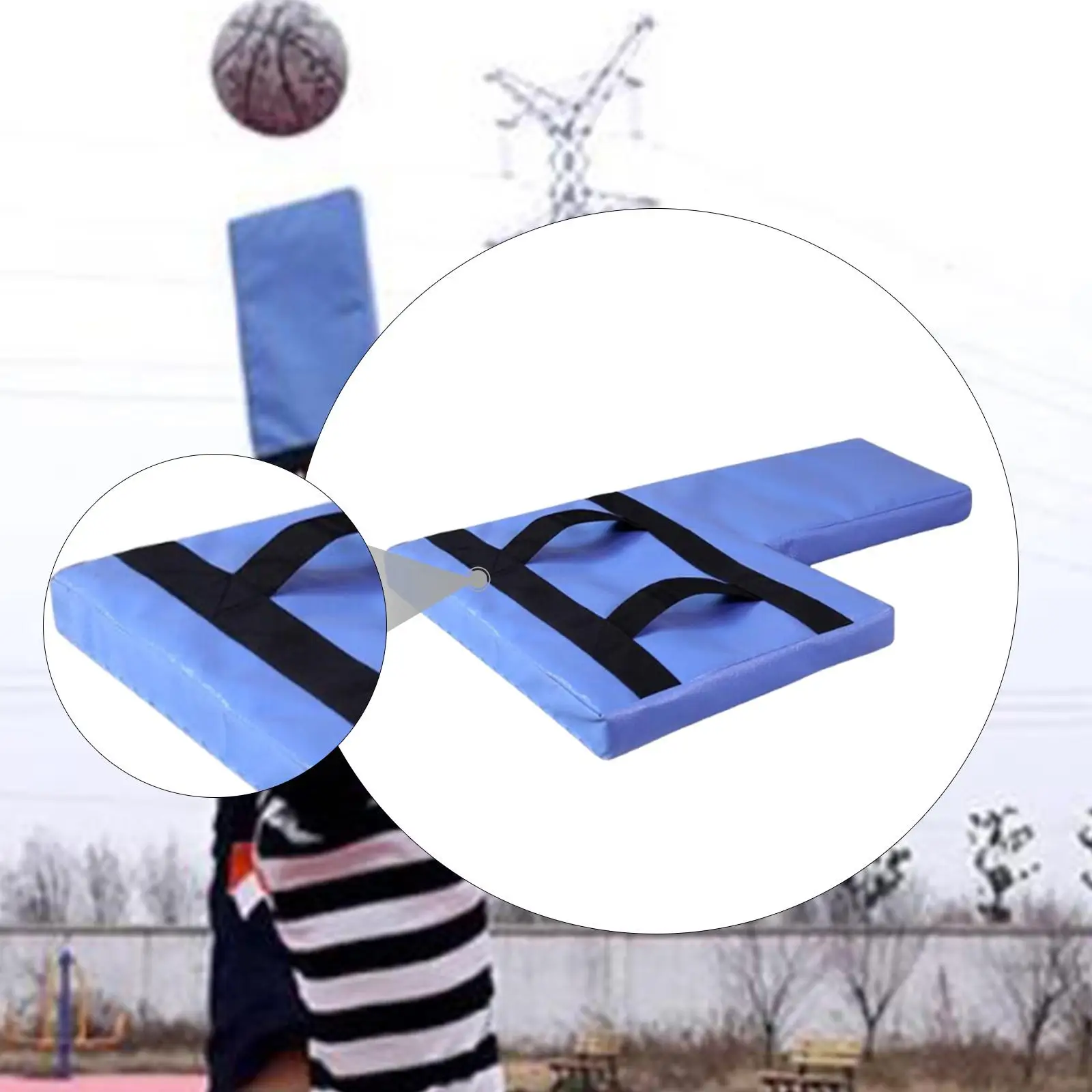 Almofada de bloqueio de basquete, almofada de confronto de basquete para treinamento de boxe, equipamento de treinamento de basquete, prático