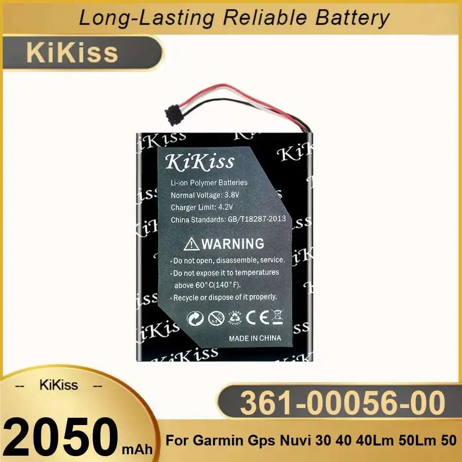 

361-00056-00 Надежная батарея для часов 2050 мАч для Garmin Gps Nuvi 30 40 40LM 50LM 50