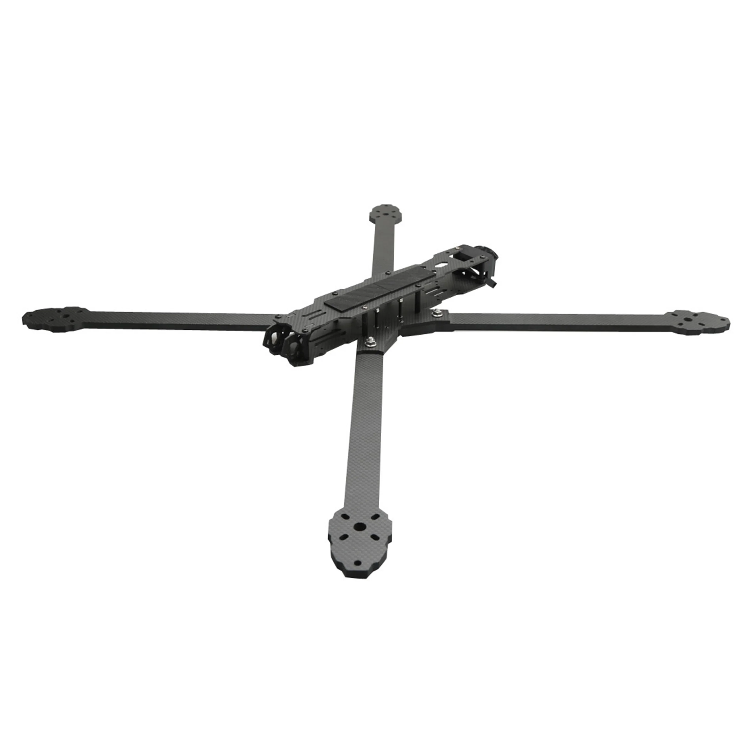 GX-13 Kit de marco FPV de 13 pulgadas, estante de fibra de carbono mejorado de 590mm, brazo de 7mm para Dron de largo alcance duradero de clase X RC, piezas de bricolaje de estilo libre