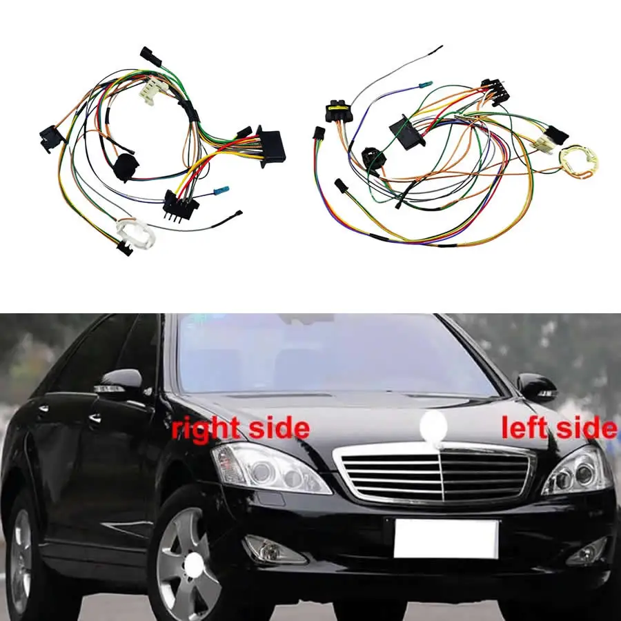 

Для Benz S-Class W221 S300 S500 2006-2009 автомобильные аксессуары жгут проводов фар внутренний разъем жгута проводов