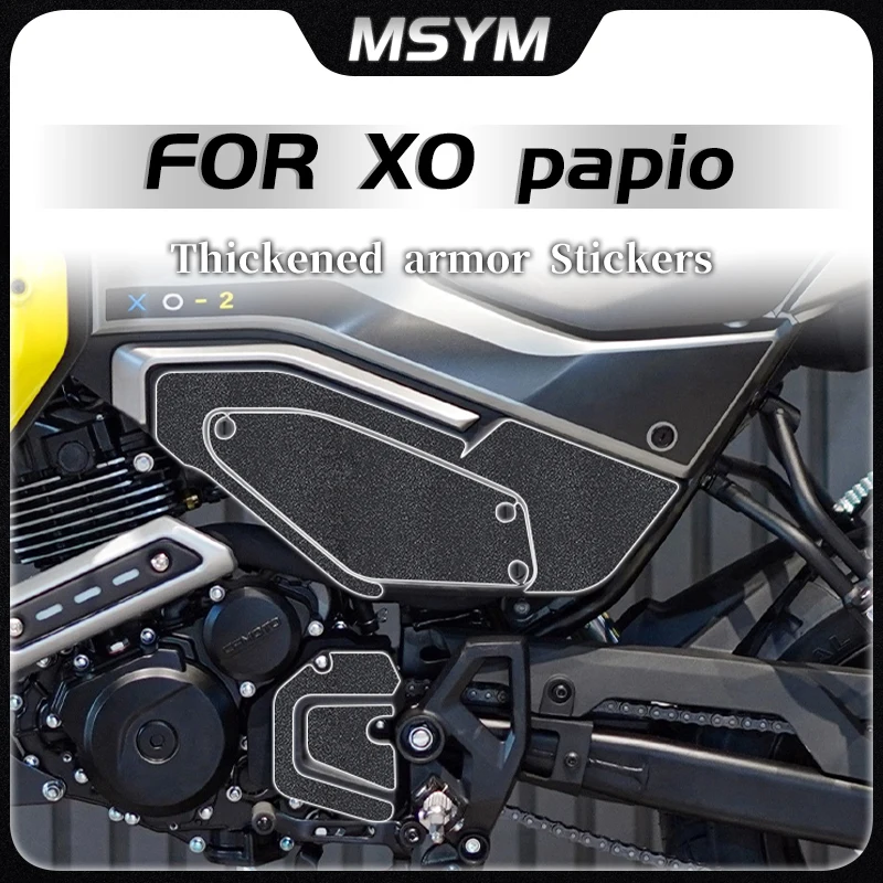 

For CFMOTO Xo PAPIO xo papio Armor sticker thickened whole vehicle body protection sticker anti-wear and scratch accessories
