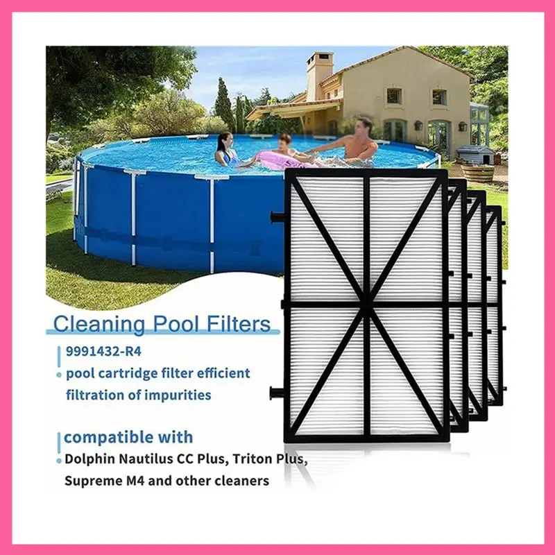 ABNM para Dolphin M400 M500 elementos filtrantes ultrafinos filtro limpiador de piscinas Nautilus CC Plus 9991432 -Filtro de piscina R4