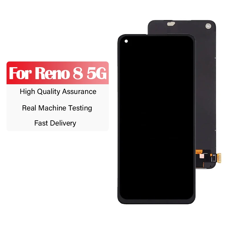 

OLED LCD for 6.43 inches OPPO Reno 8 5G PGBM10 LCD Touch Screen Digitizer Assembly with Repair Tool and Glue for reno 8 /reno 8t